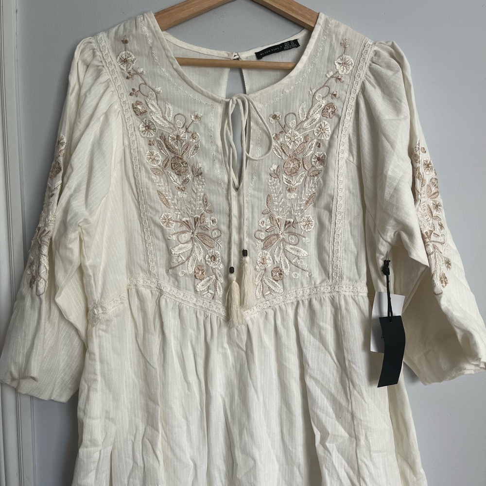 Black Tape Boho Midi Dress NWT